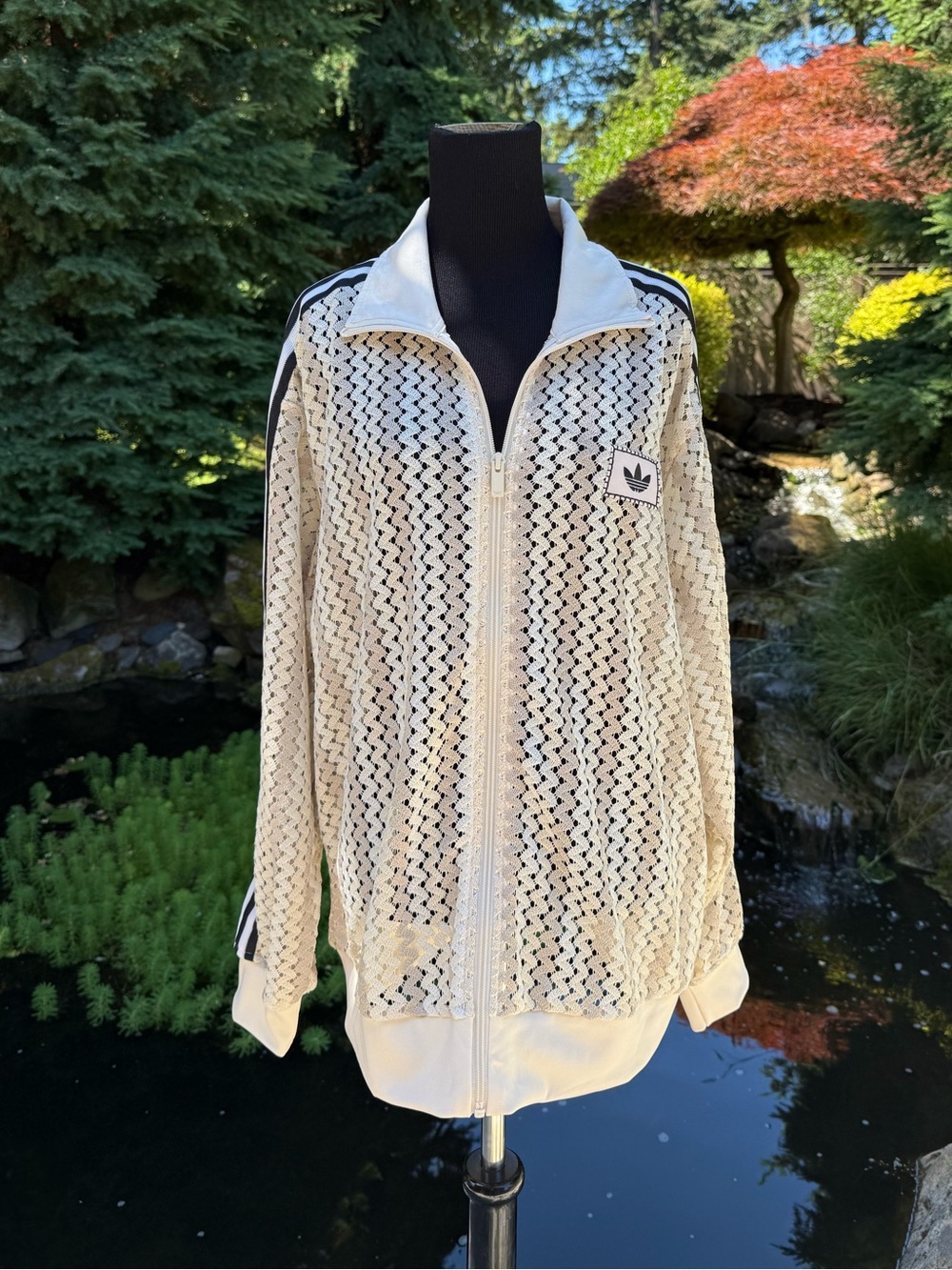 Adidas Originals Summer Glow Firebird Track Jacket SZ XL - Picture 10 of 12
